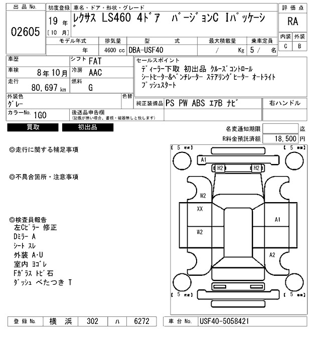 LEXUS LS460