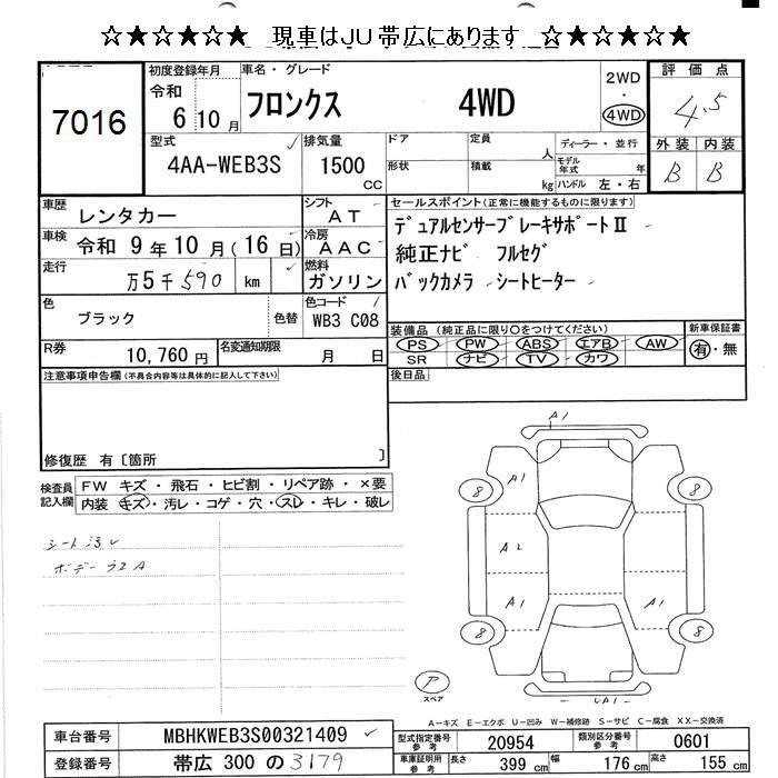 SUZUKI FRONX