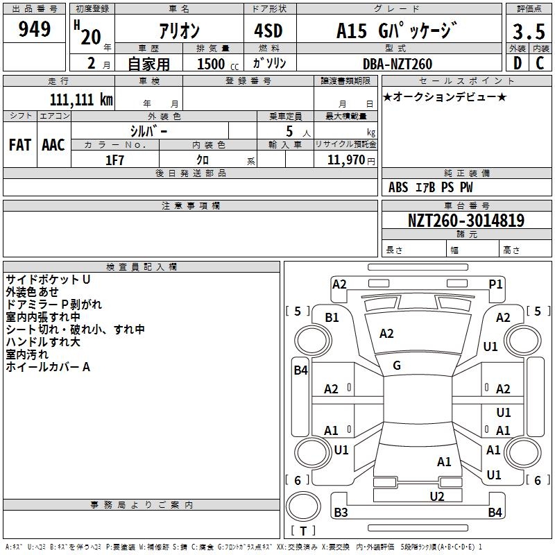 TOYOTA ALLION