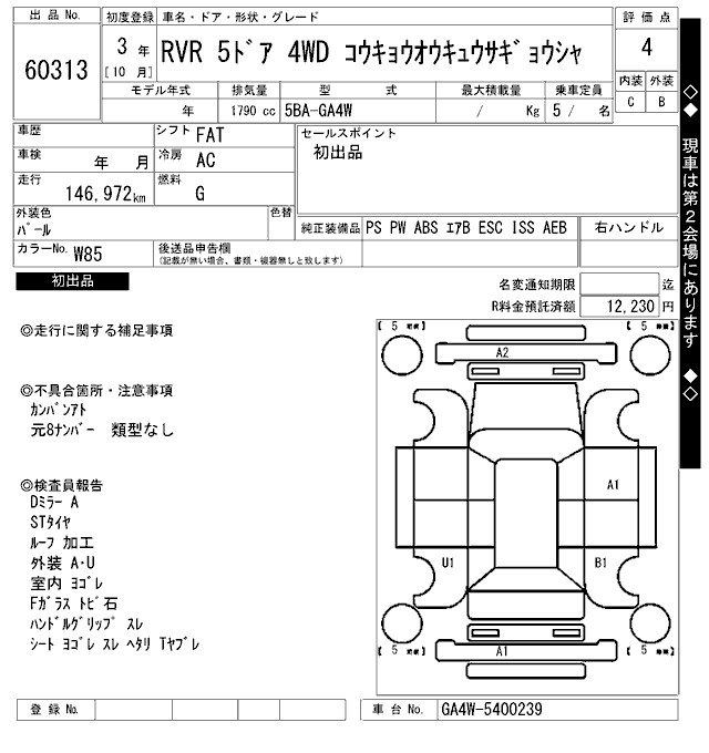 MITSUBISHI RVR