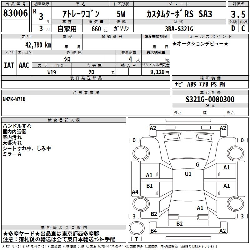 DAIHATSU ATRAI