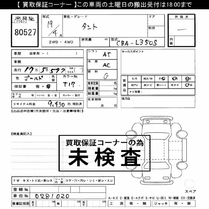 DAIHATSU TANTO