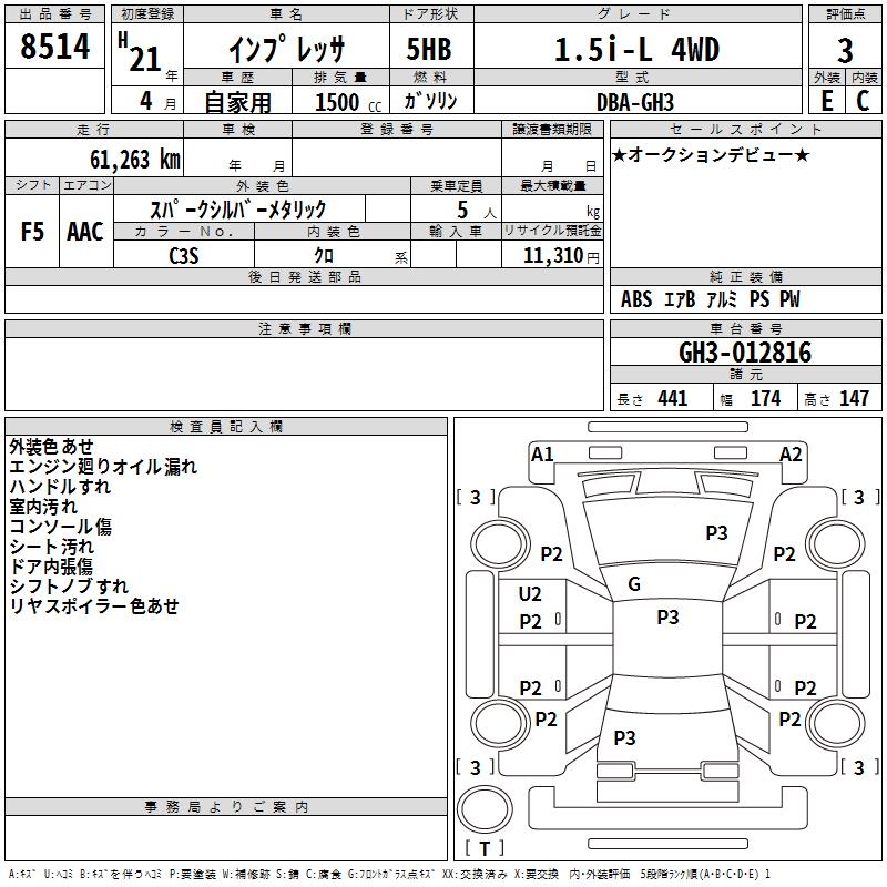 SUBARU IMPREZA
