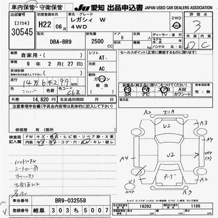 SUBARU LEGACY