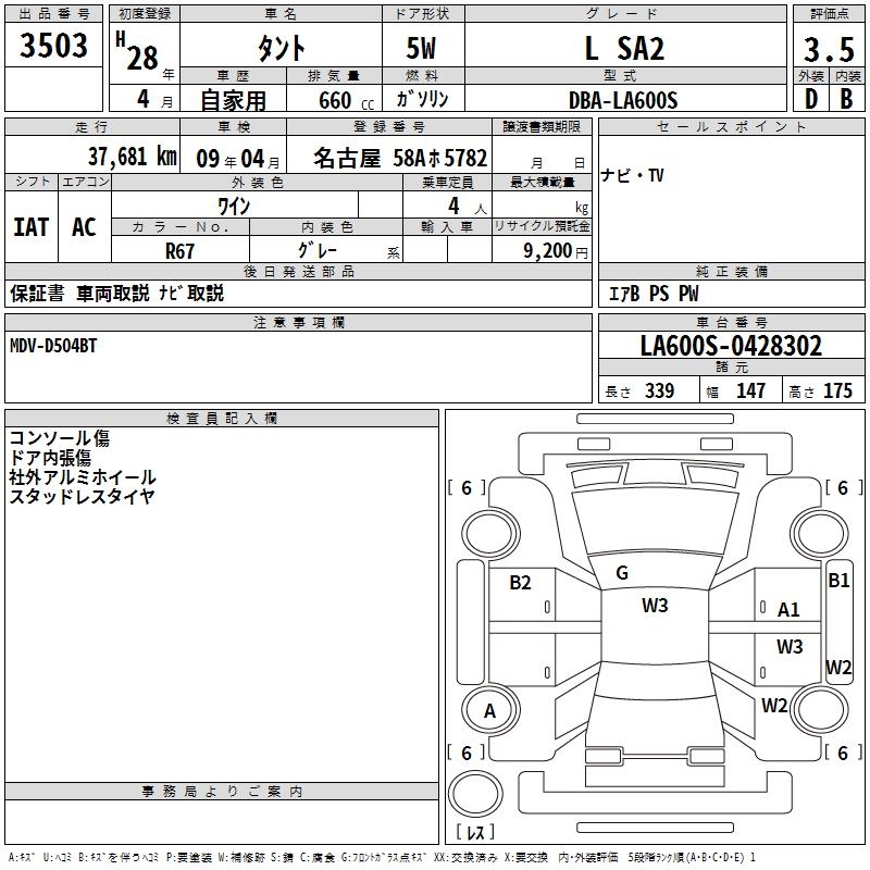 DAIHATSU TANTO