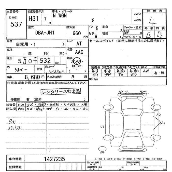 HONDA N-WGN