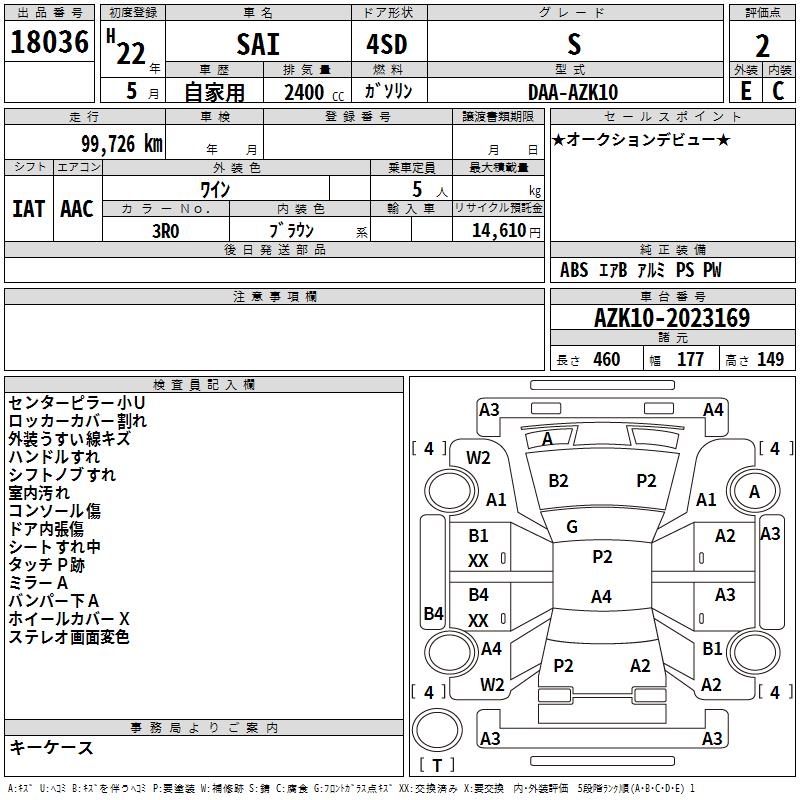 TOYOTA SAI