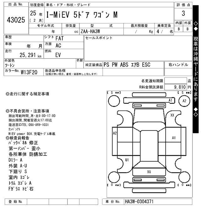 MITSUBISHI I-MIEV