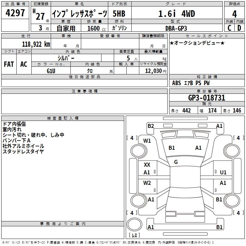 SUBARU IMPREZA