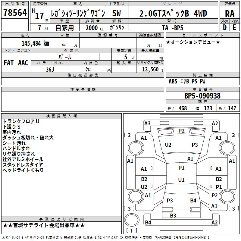 SUBARU LEGACY