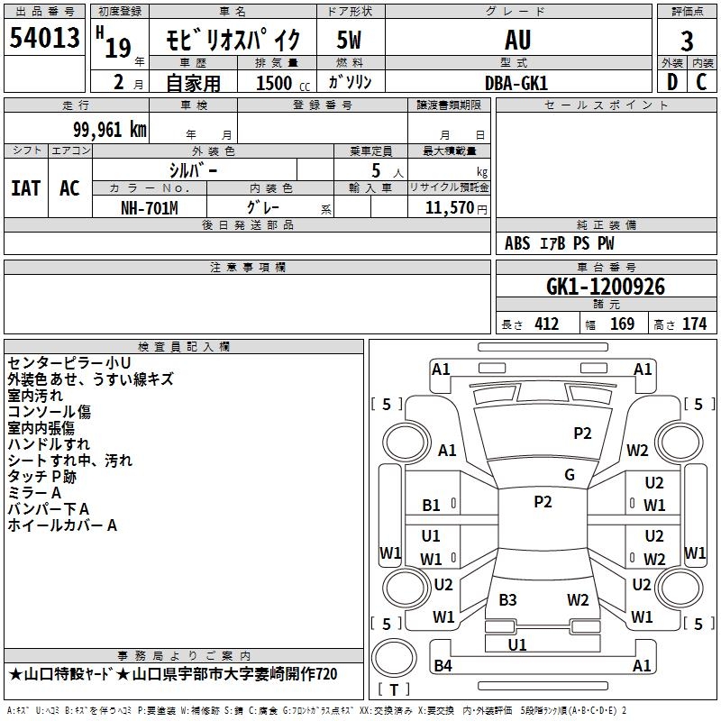 HONDA MOBILIO SPIKE