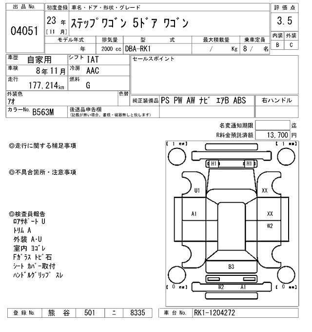HONDA STEPWGN