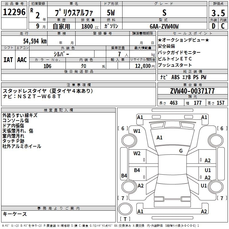 TOYOTA PRIUS ALPHA