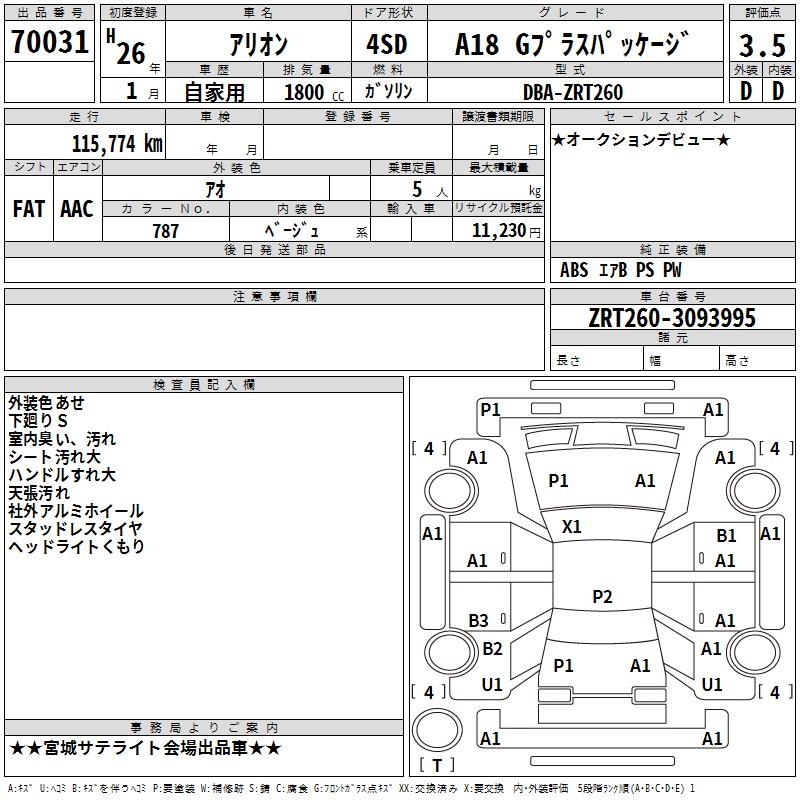 TOYOTA ALLION