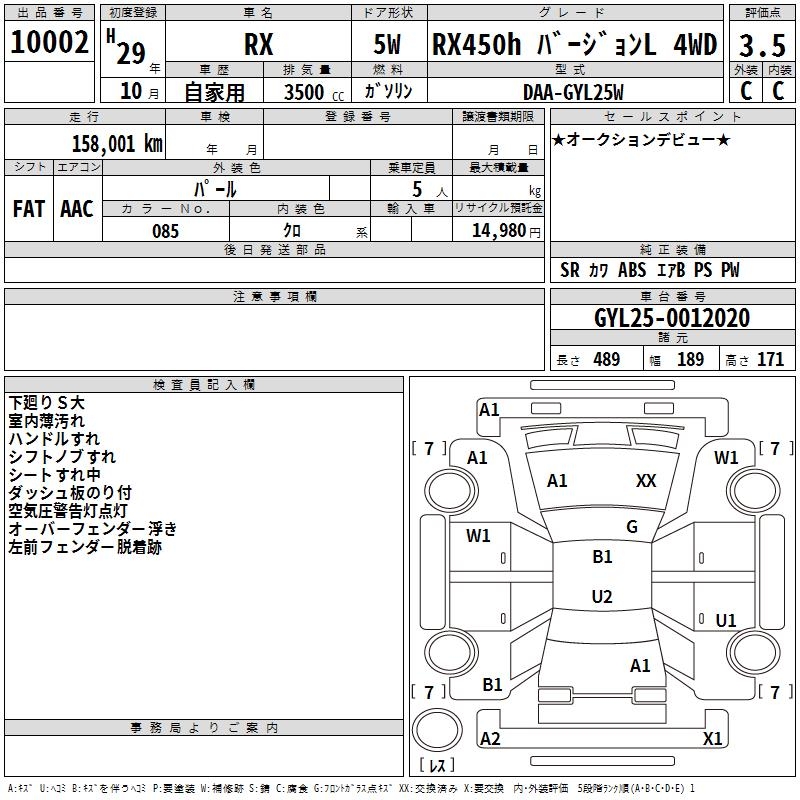 LEXUS RX450H