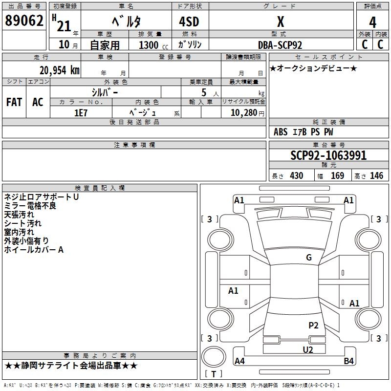 TOYOTA BELTA