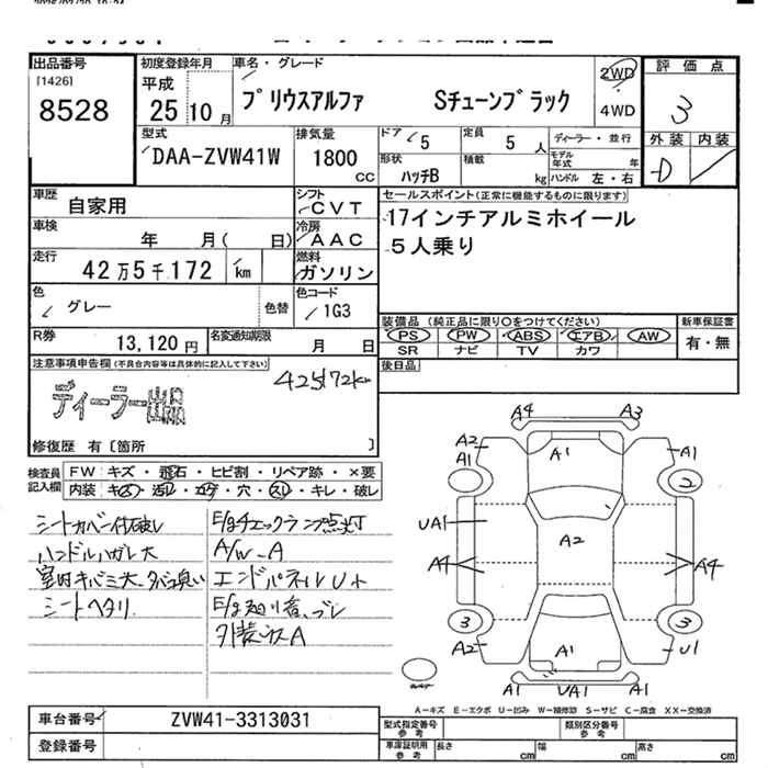 TOYOTA PRIUS ALPHA