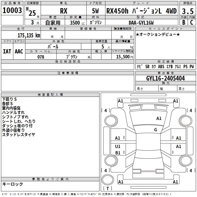 LEXUS RX450H
