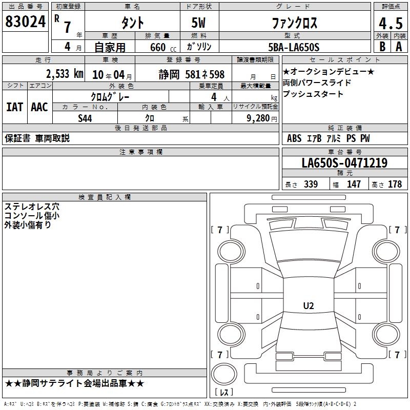 DAIHATSU TANTO