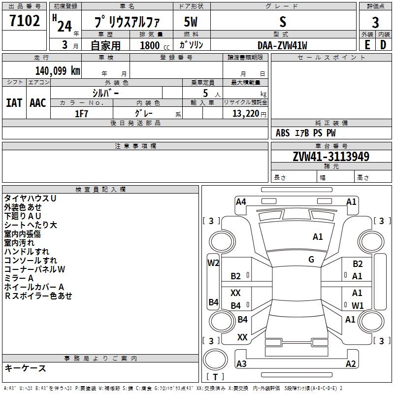 TOYOTA PRIUS ALPHA