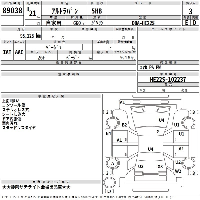 SUZUKI ALTO LAPIN
