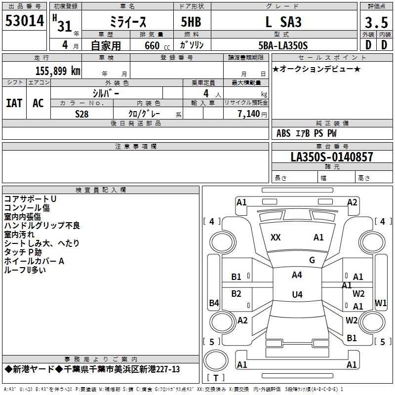 DAIHATSU MIRA E:S