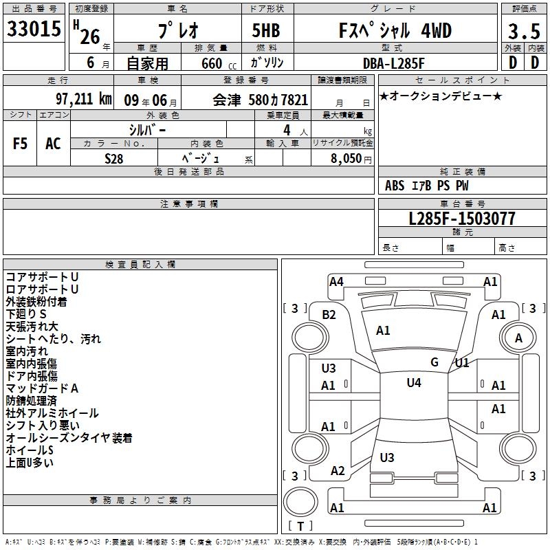 SUBARU PLEO