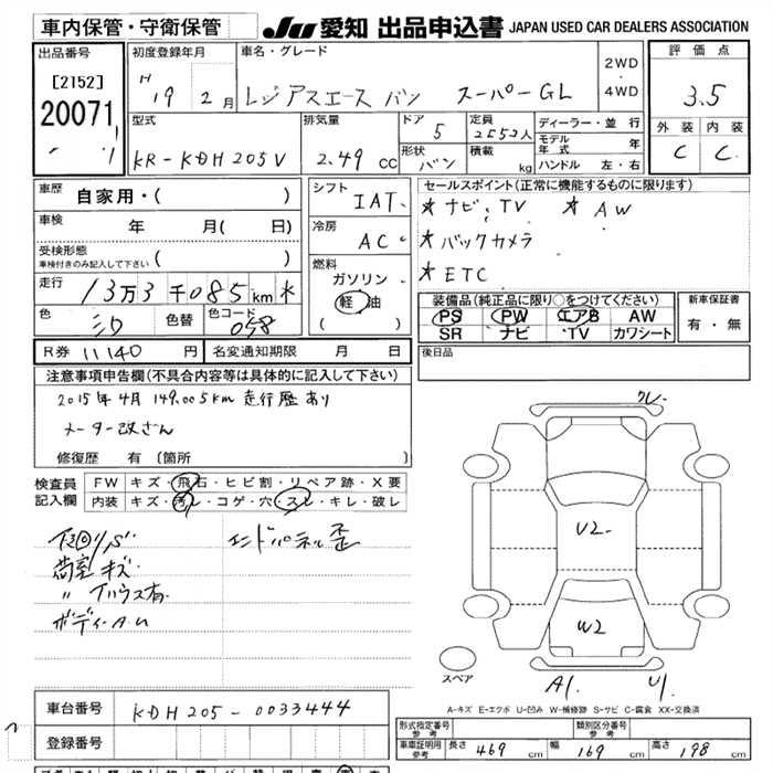 TOYOTA REGIUS ACE