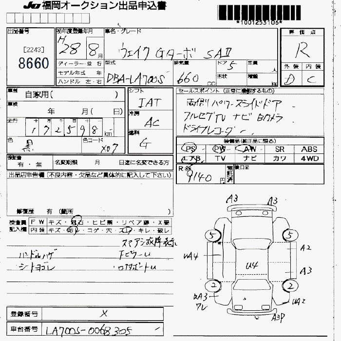 DAIHATSU WAKE