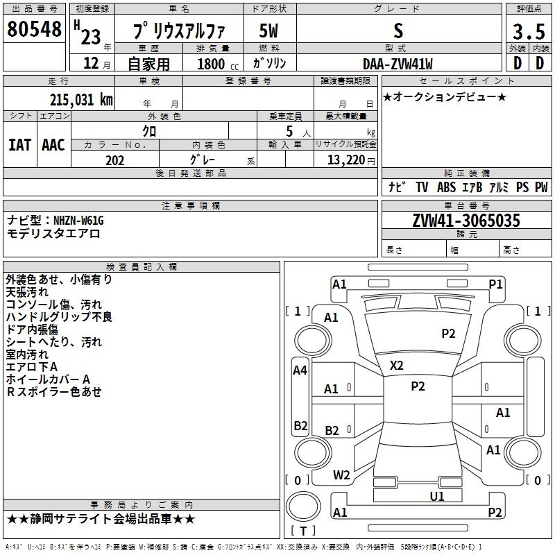 TOYOTA PRIUS ALPHA
