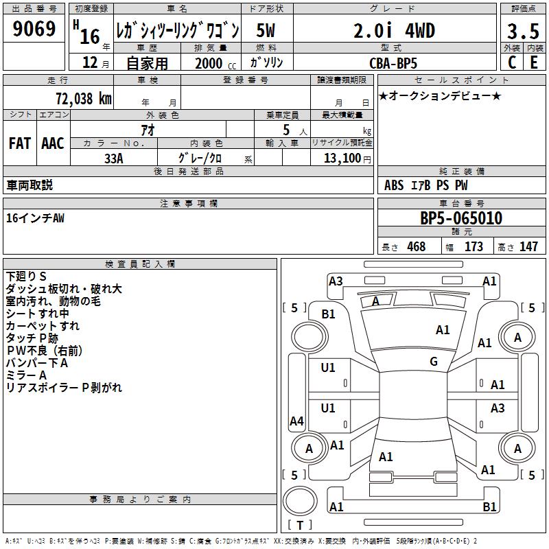 SUBARU LEGACY