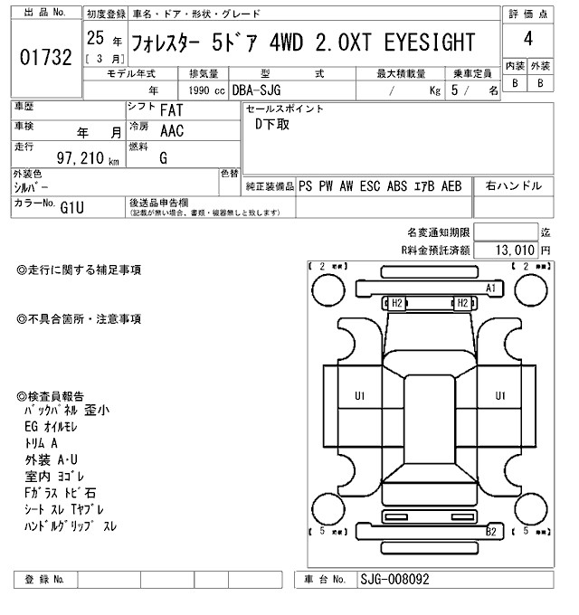 SUBARU FORESTER