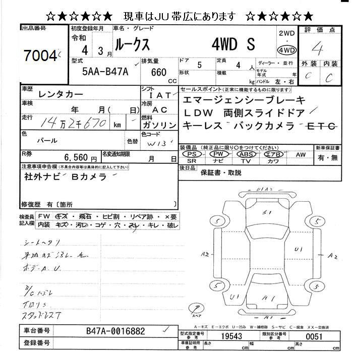 NISSAN ROOX