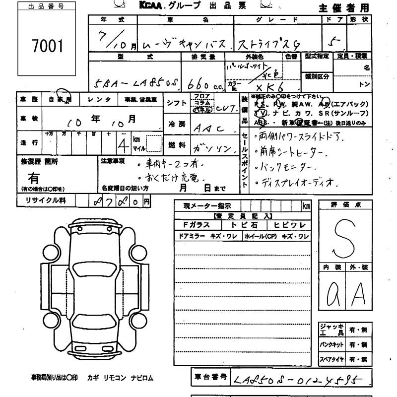 DAIHATSU MOVE CANBUS