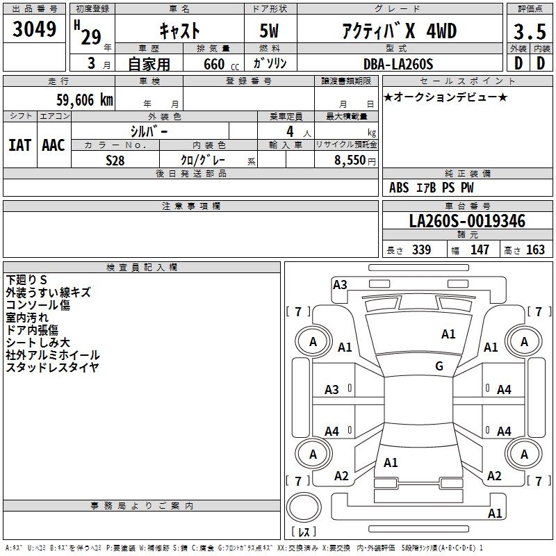 DAIHATSU CAST