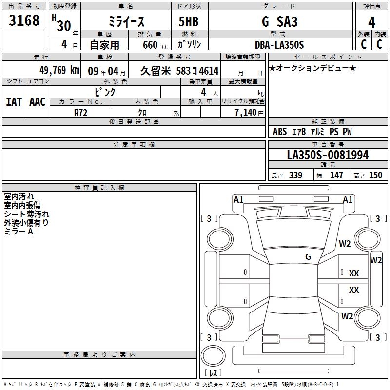 DAIHATSU MIRA E:S