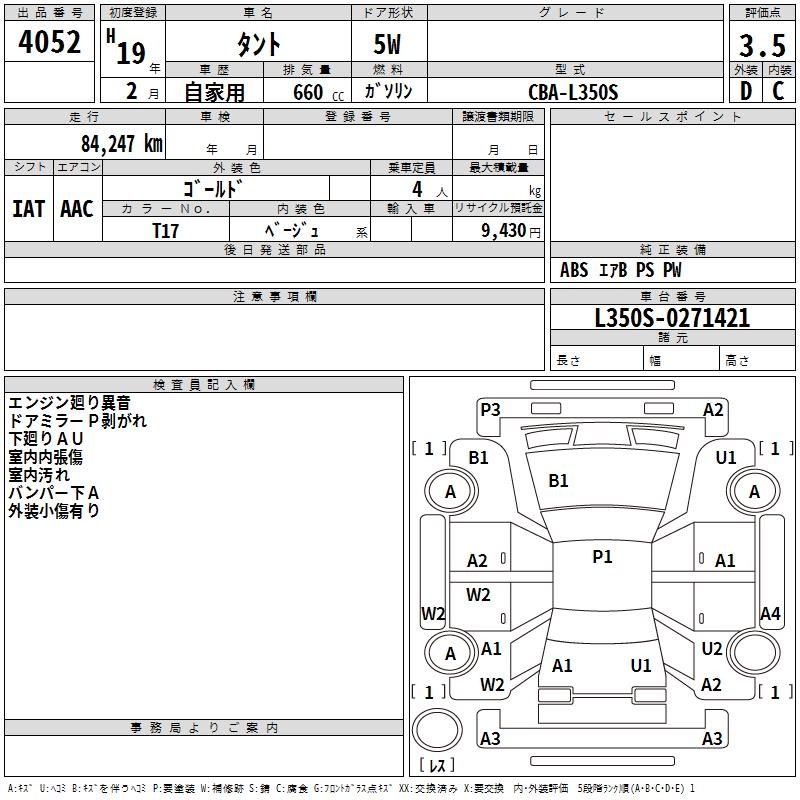 DAIHATSU TANTO