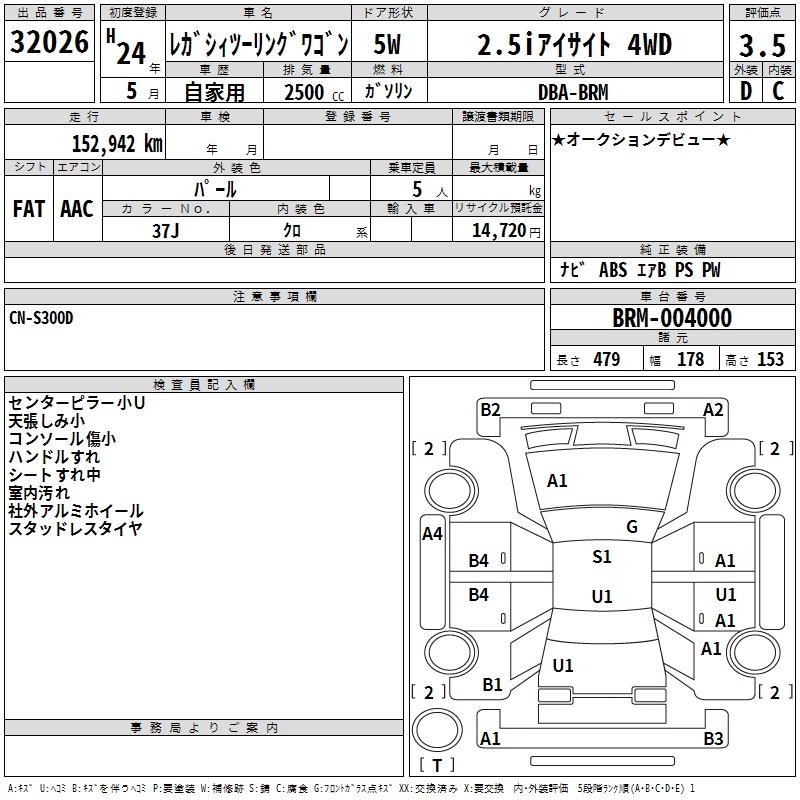 SUBARU LEGACY