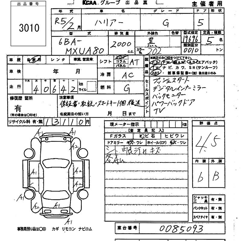 TOYOTA HARRIER