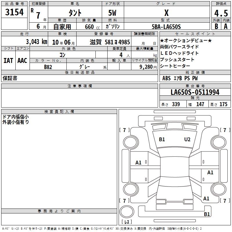 DAIHATSU TANTO