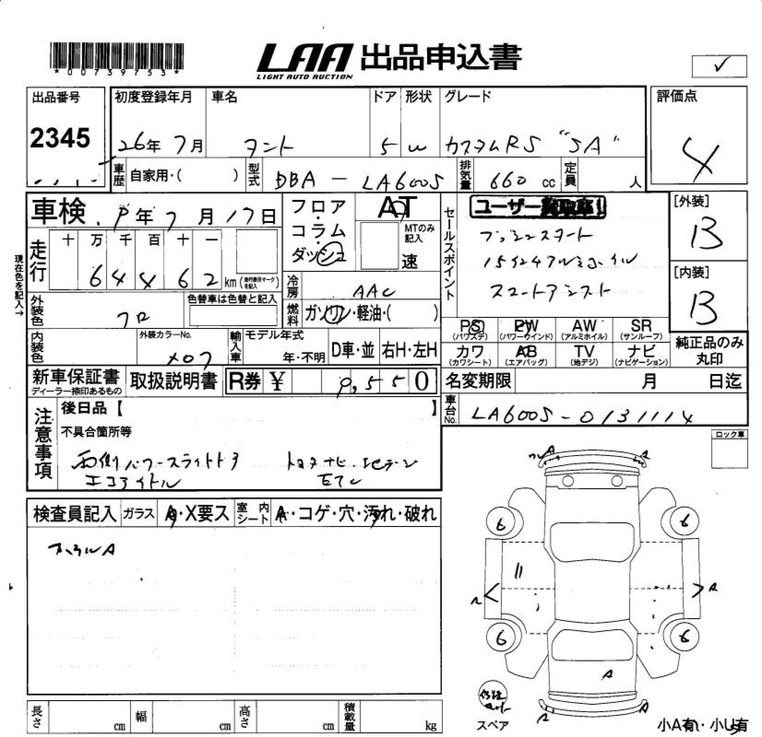 DAIHATSU TANTO