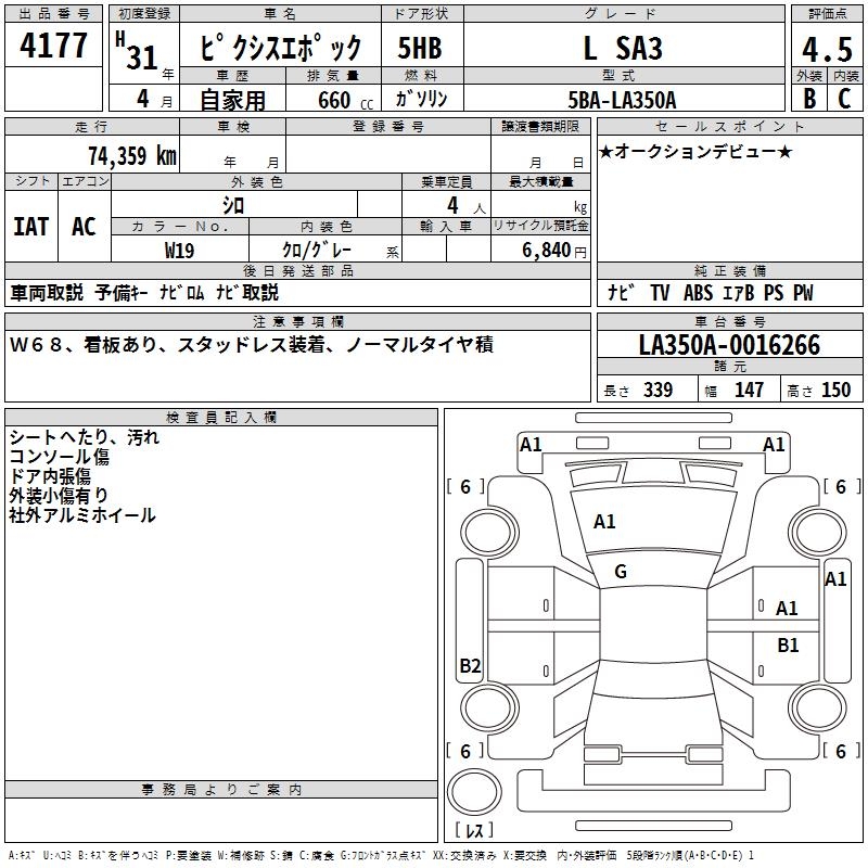 TOYOTA PIXIS EPOCH