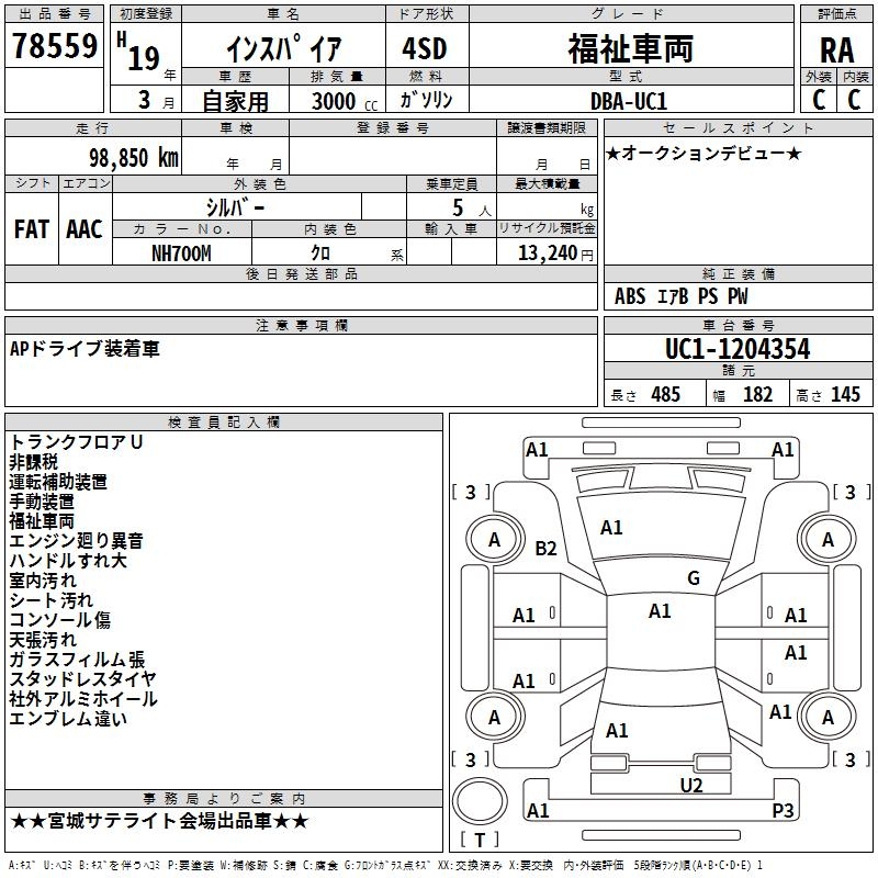 HONDA INSPIRE