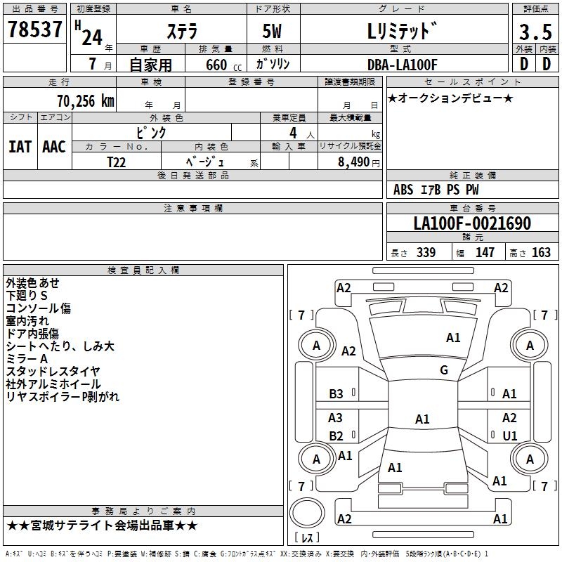 SUBARU STELLA