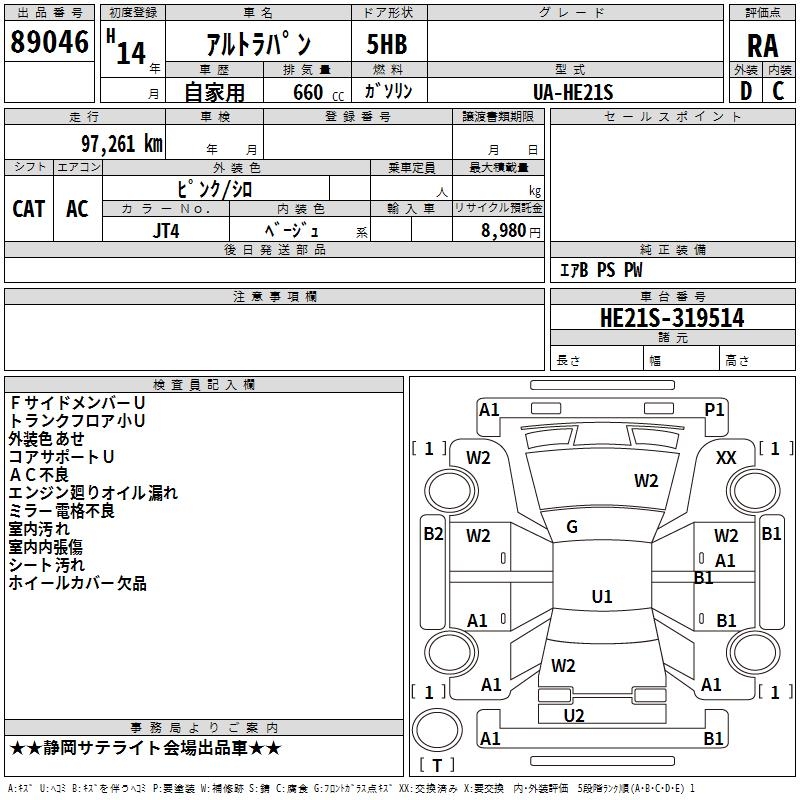 SUZUKI ALTO LAPIN