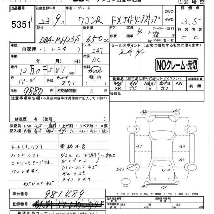 SUZUKI WAGON R