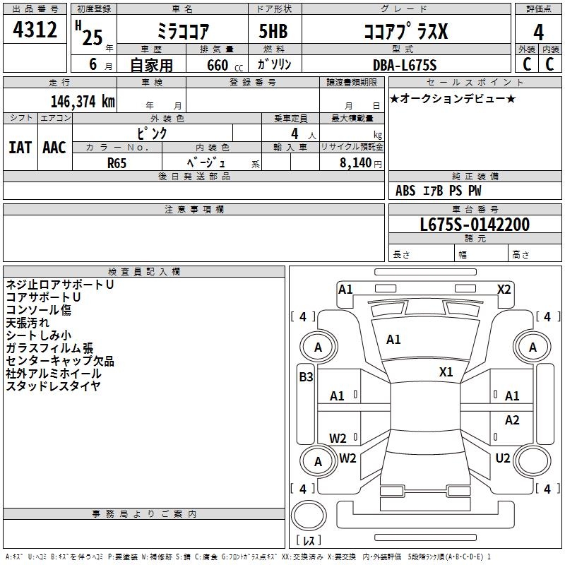 DAIHATSU MIRA COCOA