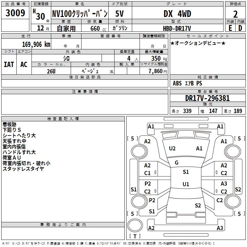 NISSAN NV100 CLIPPER