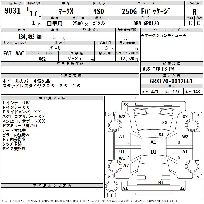 TOYOTA MARK X