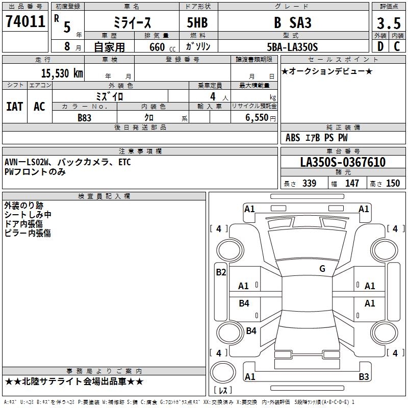 DAIHATSU MIRA E:S